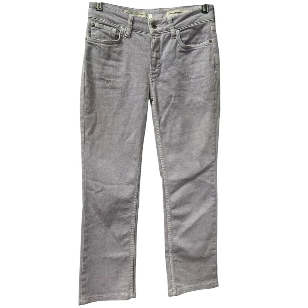 Pilcro and the Letterpress Women’s High-Rise Bootcut Cropped Jeans Sz 25